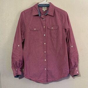 St Johns Bay Long Sleeve Button Up Shirt